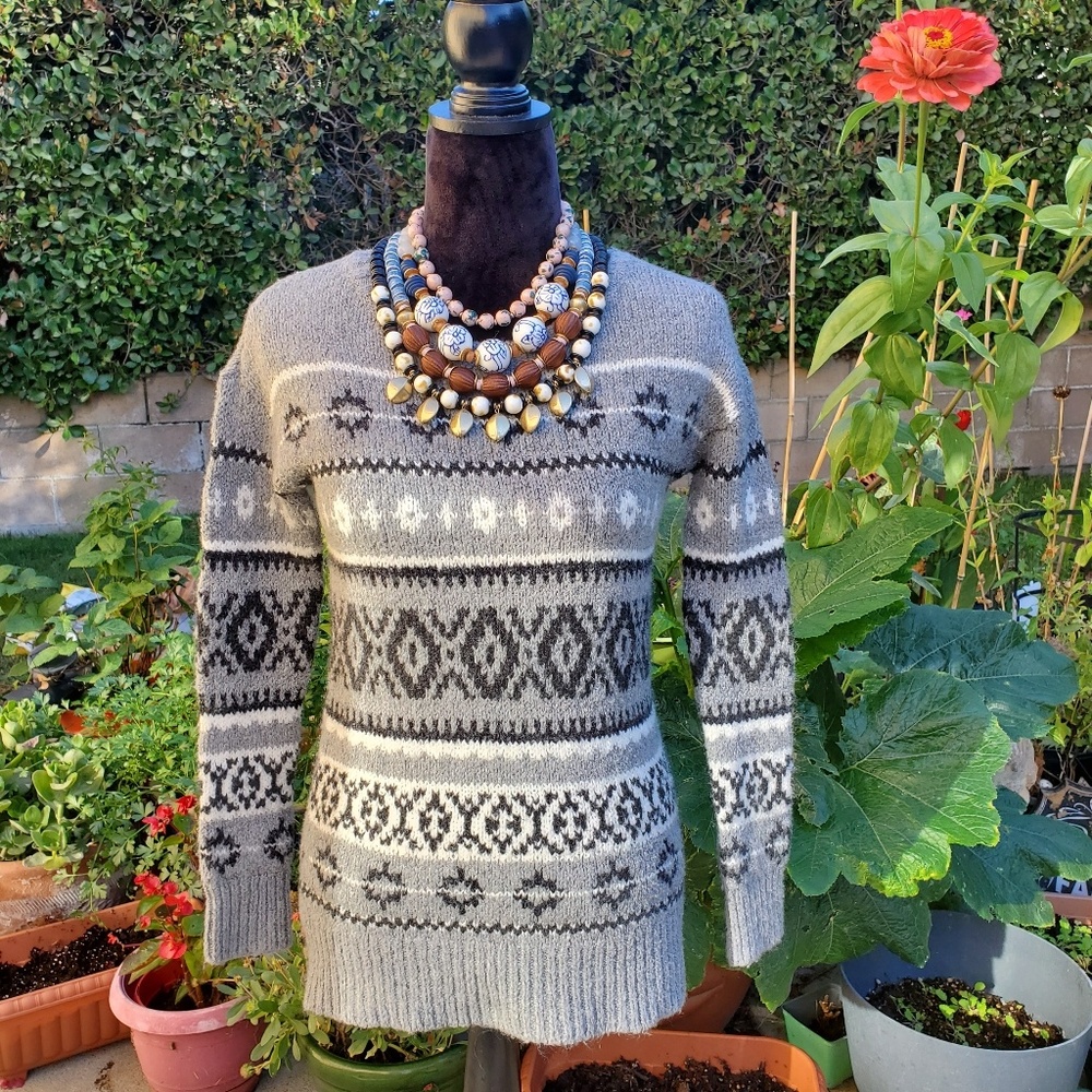 American Eagle faire isle sweater, S, 2 for $35